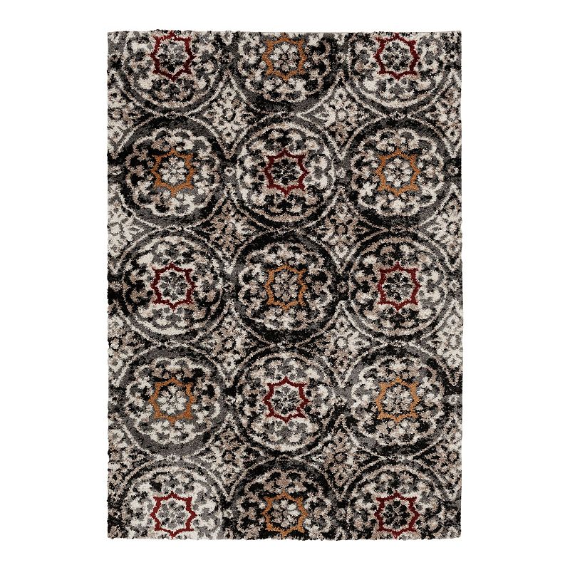 Loomaknoti Quatra Area Rug, Grey, 8X10 Ft