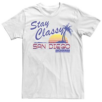 Men's Anchorman Stay Classy San Diego Sunset Graphic Tee