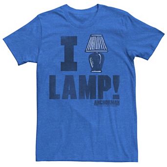 Men's Anchorman Lamp Title Logo Tee