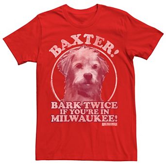 Men's Anchorman Baxter Bark Twice If You're In Milwaukee Tee