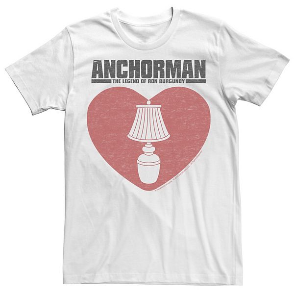 Men S Anchorman Lamp Heart Tee