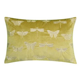 Edie@Home Butterfly Decorative Pillow