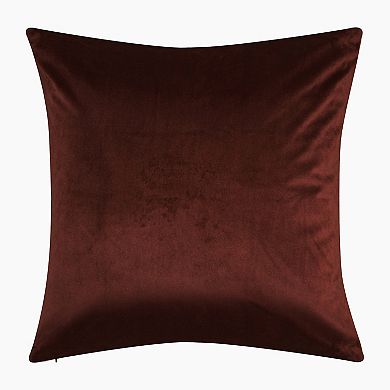Edie@Home Printed Leaf Decorative Pillow