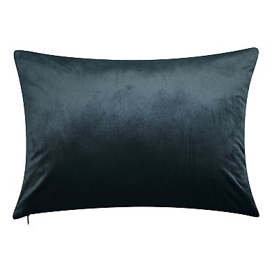 Edie@Home Printed Gold Leaf Decorative Pillow