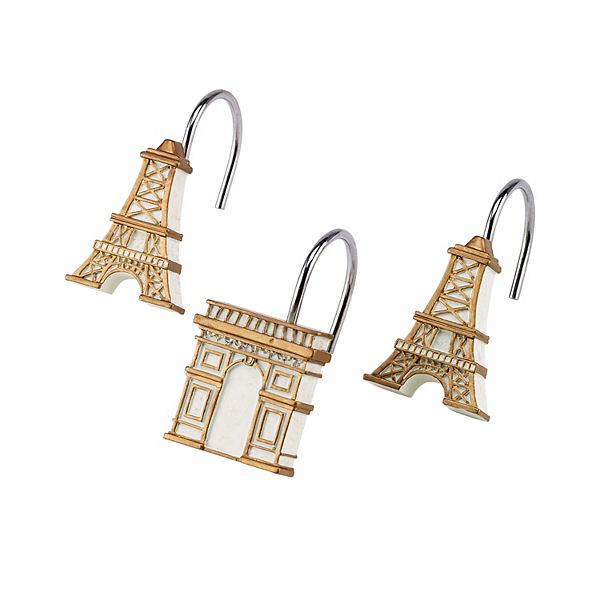 Avanti Paris Botanique Shower Curtain Hooks