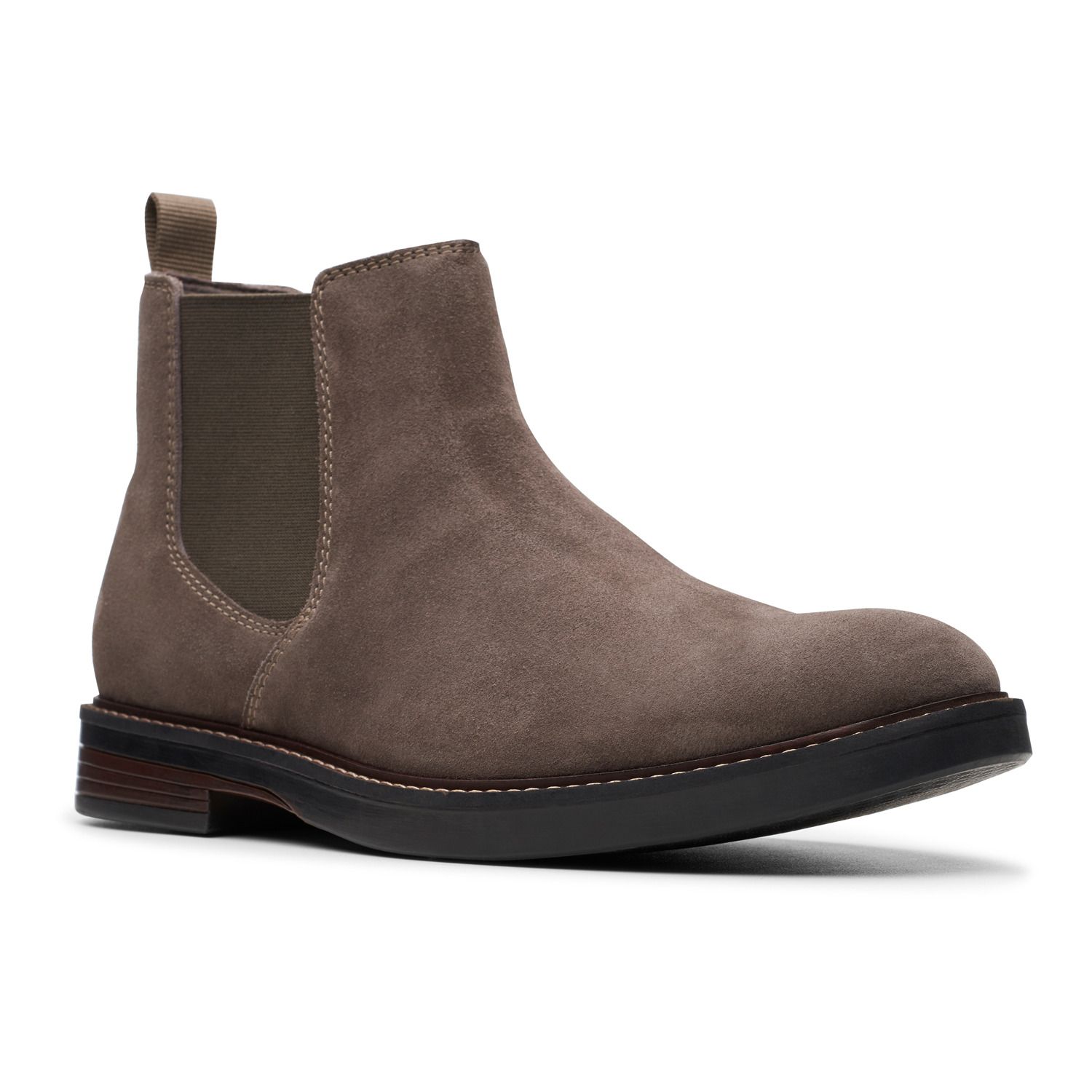 clarks suede chelsea boots