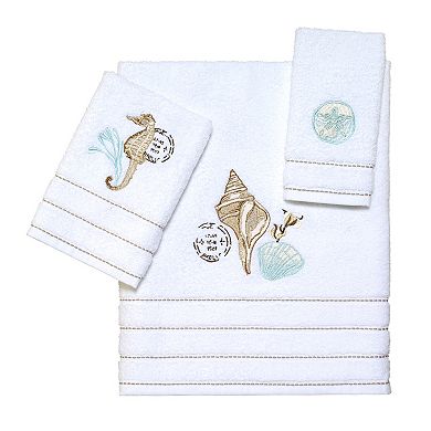 Avanti Coastal Farmhouse Shell Bath Towel