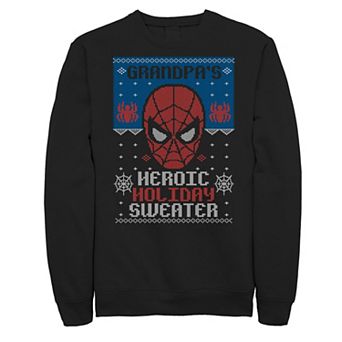 Men's Marvel Spider-Man Heroic Holiday Sweatshirt