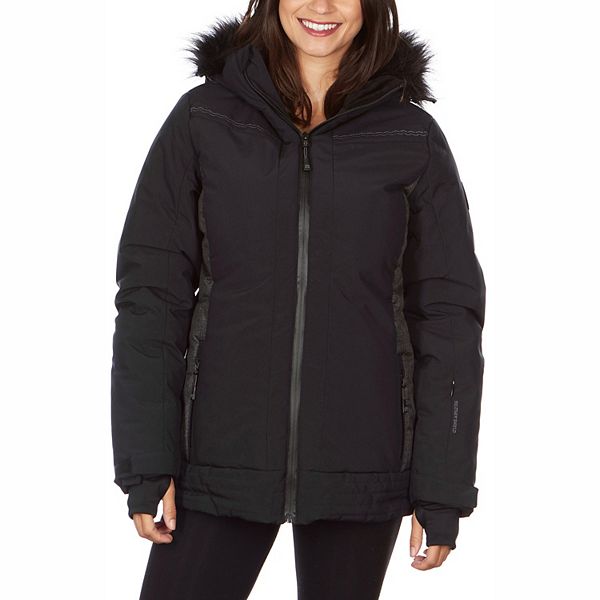 Women's Avalanche Faux-Fur Hood Water-Resistant Ski Jacket