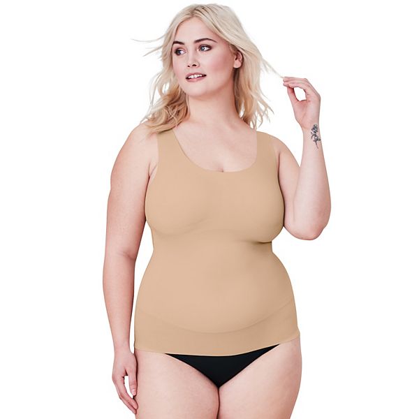 Bali Large Comfort Revolution Easylite Tank Shapewear Comfort Fabric Camisoles, Nude