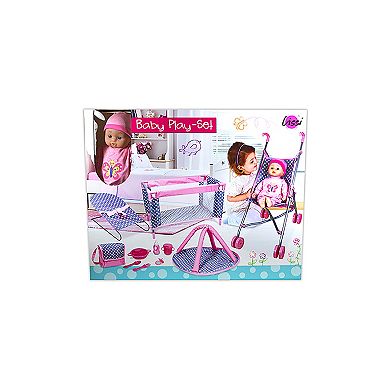Lissi 5 Piece Baby Play Set with 16" Doll