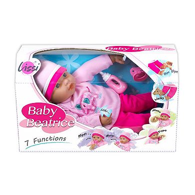 Lissi 16" Interactive Baby Beatrice Doll with Accessories