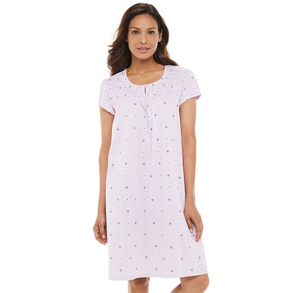 Petite Croft & Barrow® Pintuck Nightgown