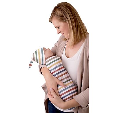 Itzy Ritzy Cutie Cocoon Stripes Cocoon & Hat Set