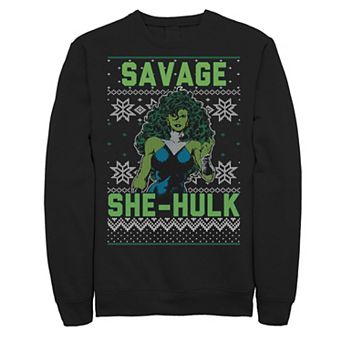 Men's Marvel She-Hulk Ugly Christmas Sweater Sweatshirt
