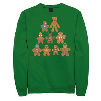 Men's Marvel Avengers Gingerbread Cookie Sweatshirt