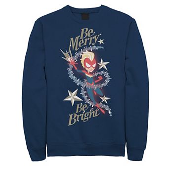 Men's Marvel Avengers Be Merry Be Bright Holiday Sweatshirt