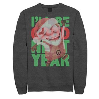 Men's Despicable Me Minions I'll Be Good Next Year Sweatshirt