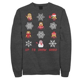 Men's Despicable Me Minions Snowflake Christmas Sweatshirt