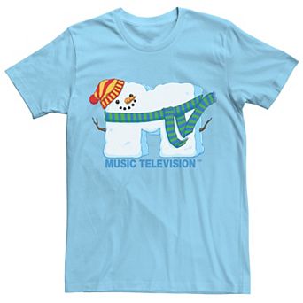 Men's MTV Snowman Winter Holiday Tee