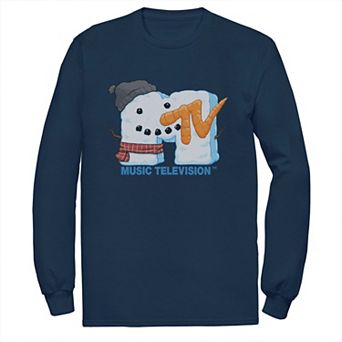 Men's MTV Happy Snowman Logo Tee
