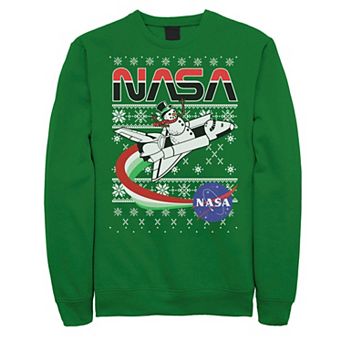 Men's NASA Santa Rocket Ugly Christmas Sweater Sweatshirt