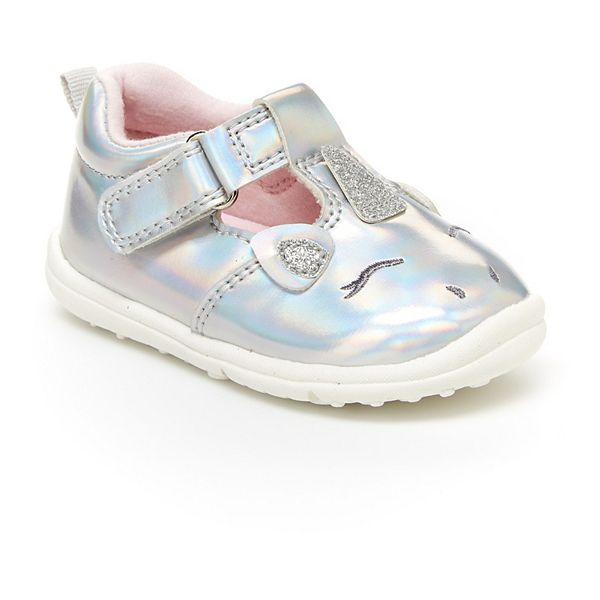 Carter's Toddler Girls Eliska Unicorn Boot Silver Cushioned Inside NEW 6 10 11 