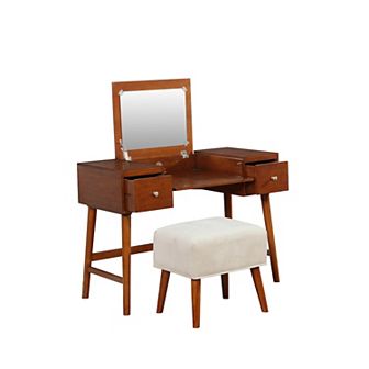 Linon Viola Vanity 2 pc Set