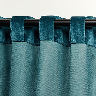 Exclusive Home 2-pack Velvet Heavyweight Hidden Tab Top Window Curtains