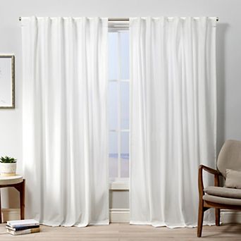 Exclusive Home 2-pack Velvet Heavyweight Hidden Tab Top Window Curtains