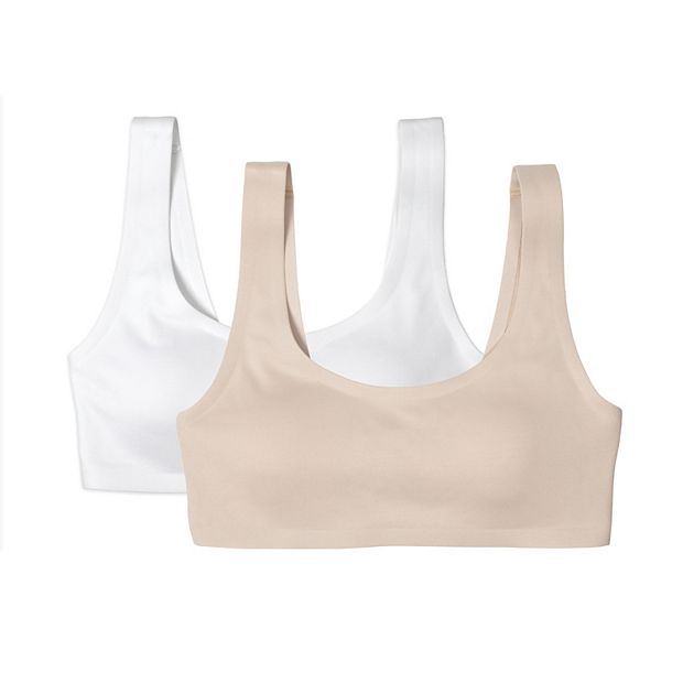 Girls Vanity Fair® 2-Pack Nearly Invisible Pull-Over Bras