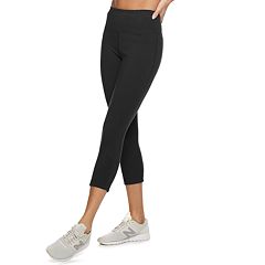 Plus Size Tek Gear® Performance Mid Rise Side Pocket Capri Leggings