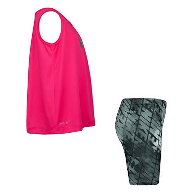 Girls 4-6x Nike Dri-FIT Tunic Top & Bike Shorts Set