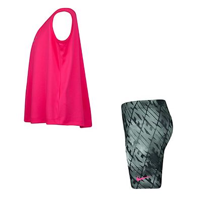 Girls 4-6x Nike Dri-FIT Tunic Top & Bike Shorts Set