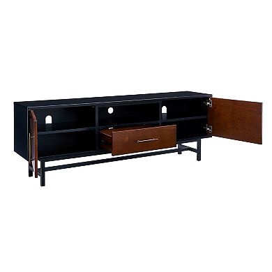 Southern Enterprises Blynn Mid-Century Modern Media Console Table