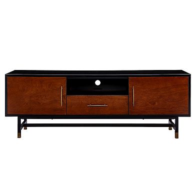 Southern Enterprises Blynn Mid-Century Modern Media Console Table