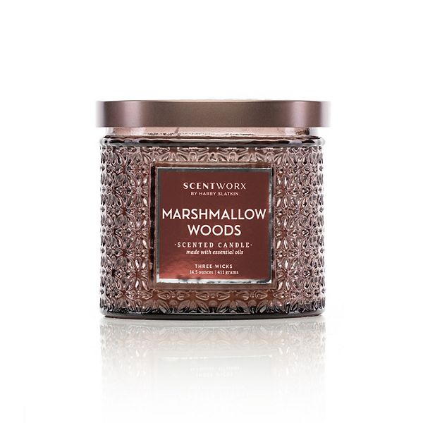 ScentWorx by Harry Slatkin Hot Chocolate Marshmellow Scented Candle 14.5 oz. 