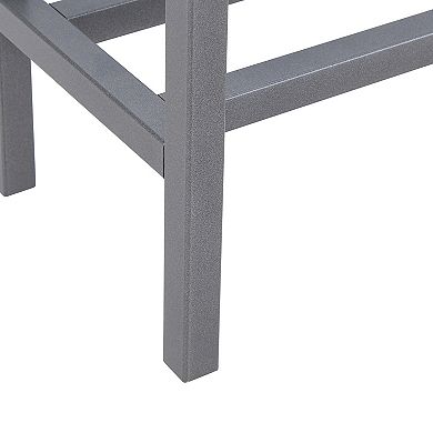 Southern Enterprises Darrin Narrow Long Console Table with Mirrored Top