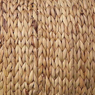 Southern Enterprises Jokobe Round Water Hyacinth Cocktail Table