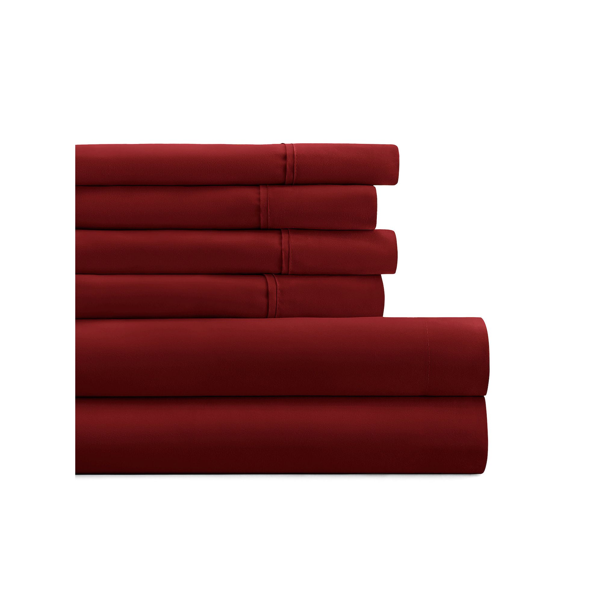 Home Collection Luxury Ultra Soft Sheet Set, Red