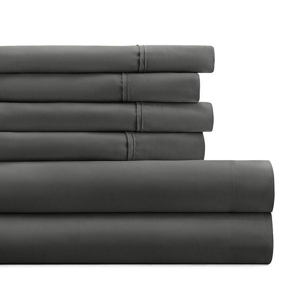 Home Collection Luxury Ultra Soft Sheet Set - Gray (CKING SET)