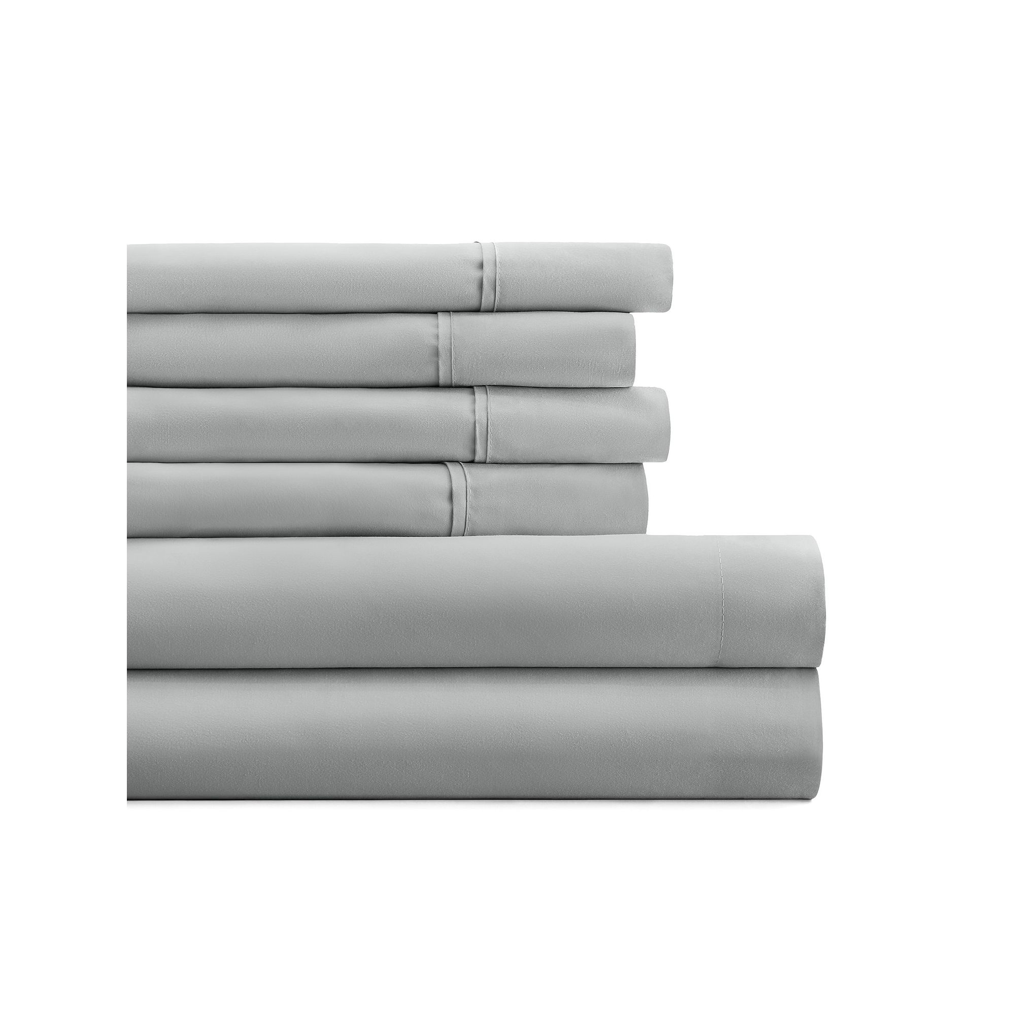 Home Collection Luxury Ultra Soft Sheet Set, Light Gray