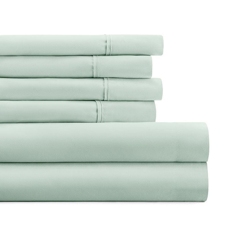 39521400 Home Collection Luxury Ultra Soft Sheet Set, Blue, sku 39521400