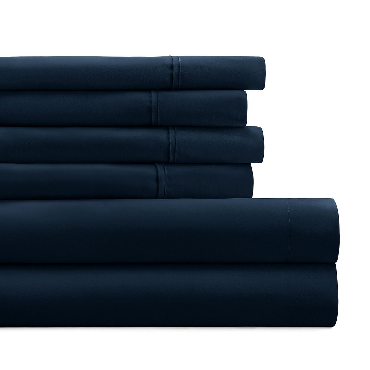 Home Collection Luxury Ultra Soft Sheet Set - Navy, QUEEN SET