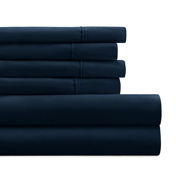 Home Collection Luxury Ultra Soft Sheet Set - Navy (QUEEN SET)