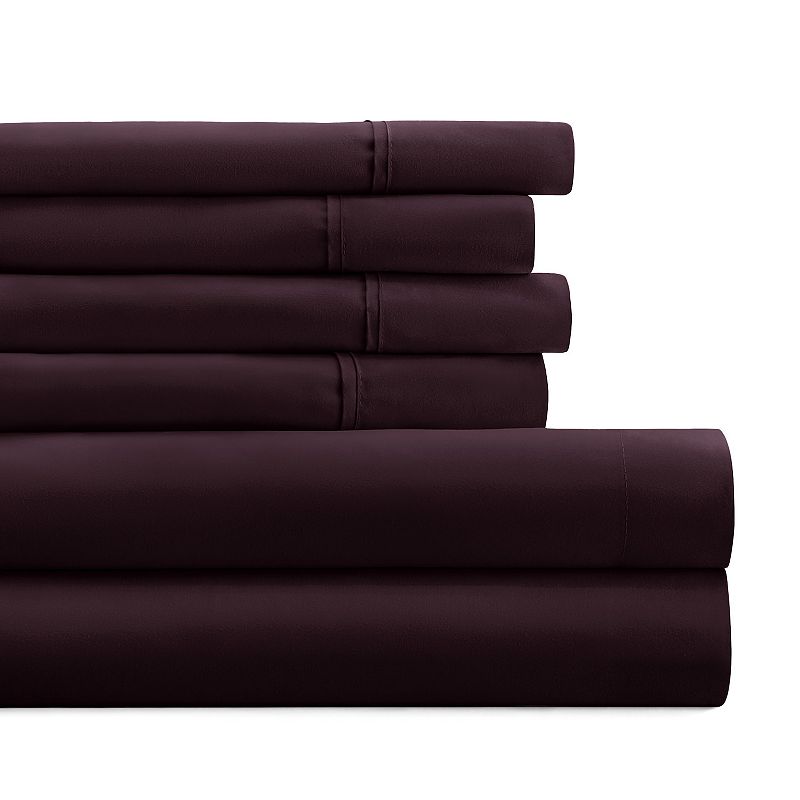 Home Collection Luxury Ultra Soft Sheet Set, Purple, Queen Set