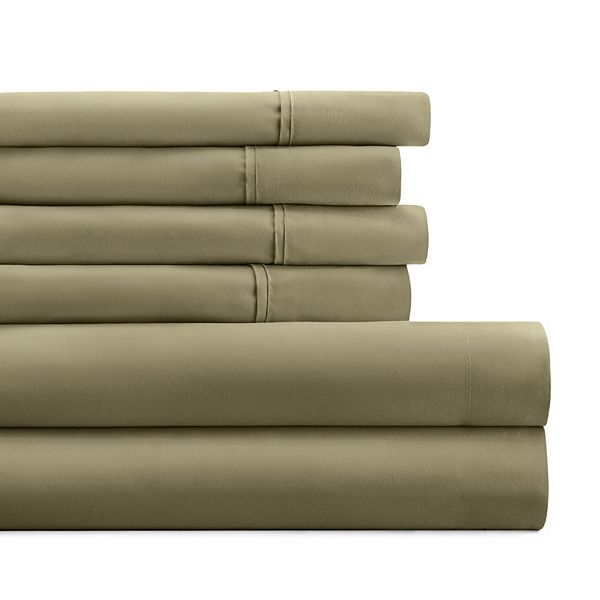 Home Collection Luxury Ultra Soft Sheet Set - Sage (KING SET)