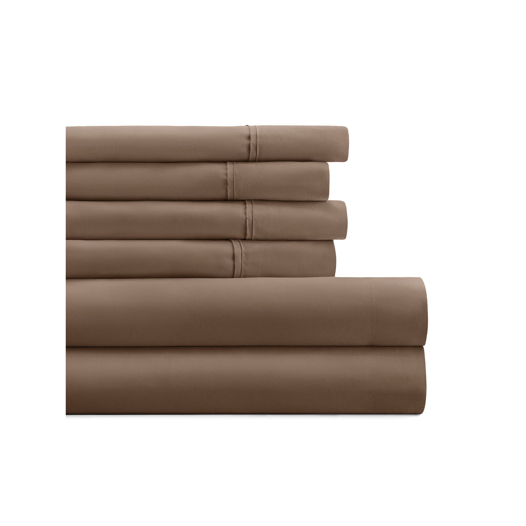 Home Collection Luxury Ultra Soft Sheet Set, Brown