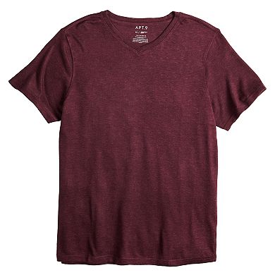 Men's Apt. 9® Whisper Luxe Space-Dye V-neck Sleep Tee