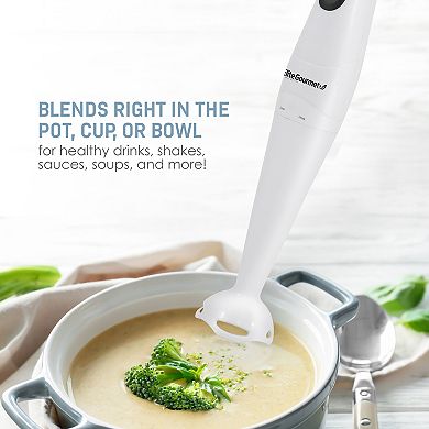 Elite Cuisine Hand Blender with Detachable Wand